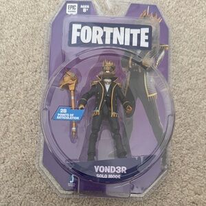 Fortnite Vond3r Action Figure - Black and Gold